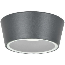 LIGHTING Светильник уличный 5104 потолочный под лампу GX53 IP65 серый IEK LT-UPU0-5104-GX53-1-K03