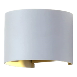 Уличный настенный светодиодный светильник Elvan GW-310A/R-6W-WW-Wh