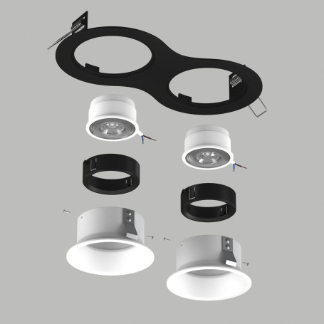 Комплект со светильником Lightstar Domino Round (214627+214606+214606+214007+214007) D6270606BMOD