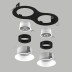 Комплект со светильником Lightstar Domino Round (214627+214606+214606+214007+214007) D6270606BMOD