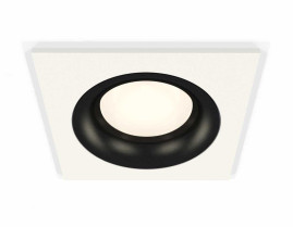 Комплект встраиваемого светильника Ambrella light Techno Spot XC7631002 SWH/PBK белый песок/черный полированный (C7631, N7011)