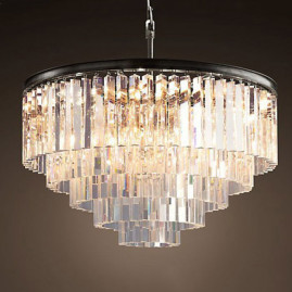 Подвесная люстра Imperium Loft Rh 1920S Odeon Clear Glass Fringe Chandelier D110 213688-22