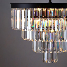 Подвесная люстра Imperium Loft Rh 1920S Odeon Clear Glass Fringe Chandelier D110 213688-22