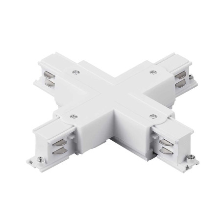 Соединение крестовое с подводом питания к треку 5040xx-(F)/(R) Quattro Lightstar 504146-FR