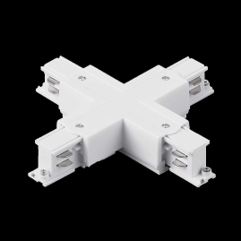 Соединение крестовое с подводом питания к треку 5040xx-(F)/(R) Quattro Lightstar 504146-FR