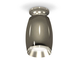 Комплект накладного светильника Ambrella light Techno Spot XS1123040 DCH/PSL черный хром/серебро полированное (N6903, C1123, N7032)