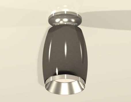Комплект накладного светильника Ambrella light Techno Spot XS1123040 DCH/PSL черный хром/серебро полированное (N6903, C1123, N7032)