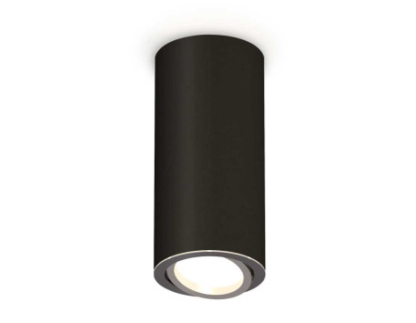 Комплект накладного светильника Ambrella light Techno Spot XS7443003 SBK/PSL черный песок/серебро полированное (C7443, N7003)