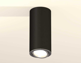 Комплект накладного светильника Ambrella light Techno Spot XS7443003 SBK/PSL черный песок/серебро полированное (C7443, N7003)