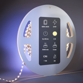 Светодиодная лента Maytoni 9,6W/m 120LED/m 2835SMD теплый белый 5M 201109