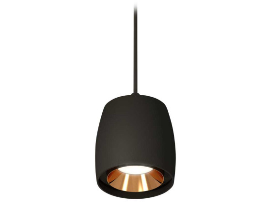 Комплект подвесного светильника Ambrella light Techno Spot XP1142001 SBK/PYG черный песок/золото желтое полированное (A2302, C1142, N7034)