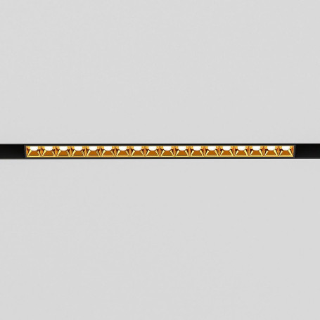 Трековый светодиодный светильник Elektrostandard Slim Magnetic Artas 85104/01 черный/золото a064530