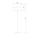 Торшер TK Lighting 5241 Linobianco