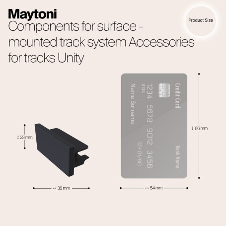 Заглушка Maytoni Track TRA001EC-11B