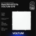 Выключатель встраиваемый Voltum S70 одноклавишный с подсветкой 10А, (белый матовый) VLS010202