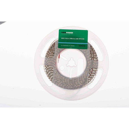 Светодиодная лента LEDS POWER 2835 192/м (18Вт/м) 24В холодная, серия ПРО125 009018
