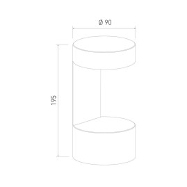 Уличный настенный светодиодный светильник Elektrostandard Nimbus 1540 Techno Led белый a053450