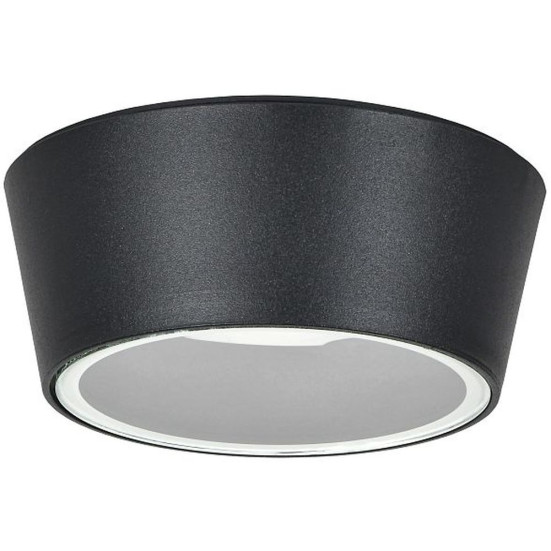 LIGHTING Светильник уличный 5104 потолочный под лампу GX53 IP65 черный IEK LT-UPU0-5104-GX53-1-K02