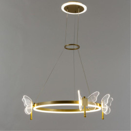 Подвесная светодиодная люстра Arte Lamp Darcy A2187LM-1GO