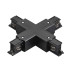 Соединение крестовое с подводом питания к треку 5040xx-(F)/(R) Quattro Lightstar 504147-FR