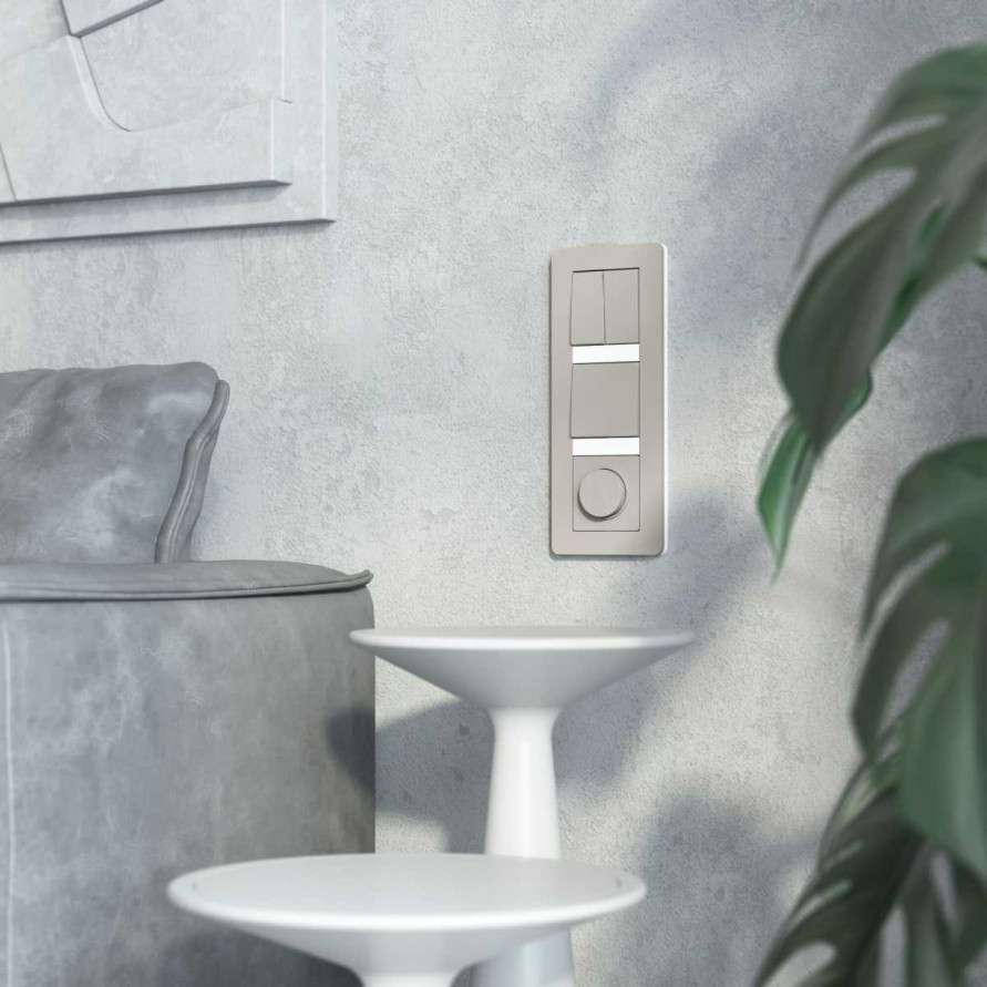 Выключатель одноклавишный (дымчатый) W1210004/ a069447