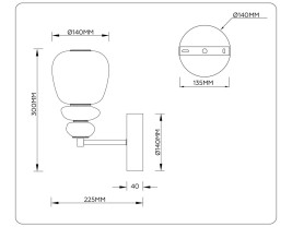 Настенный светильник Ambrella Light HIGH LIGHT LH53168