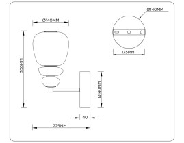 Настенный светильник Ambrella Light HIGH LIGHT LH53168