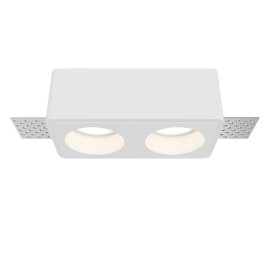 Встраиваемый светильник Maytoni Technical Gyps Modern DL123-GU10-02-W