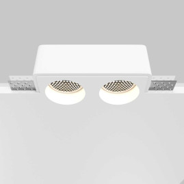 Встраиваемый светильник Maytoni Technical Gyps Modern DL123-GU10-02-W