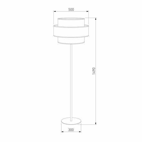 Торшер TK Lighting 6451 Trio