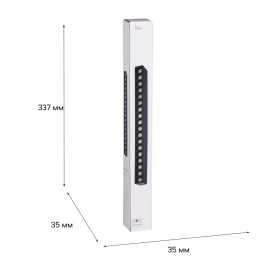 Трековый светодиодный светильник Reluce 13004-9.3-001UR magnetic LED18W BK
