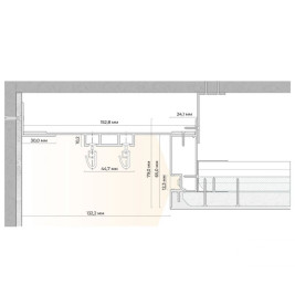 Скрытый карниз FerGipps белый M 02 УТ000001855