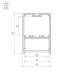 Профиль Arlight SL-LINE-4970-2000 ANOD 019297