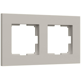 Рамка на 2 поста Werkel Slab дымчатый софт W0022917 a071621