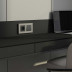 Рамка на 2 поста Werkel Slab дымчатый софт W0022917 a071621