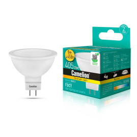 Лампа светодиодная Camelion GU5.3 5W 3000K LED5-S108/830/GU5.3 12041
