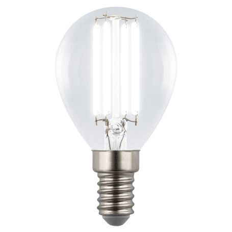Лампа светодиодная Uniel E14 4W 4000K прозрачная LED-G45-4W/4000K/E14/CL GLY01TR UL-00011939