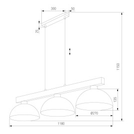 Подвесной светильник TK Lighting 4710 Oslo