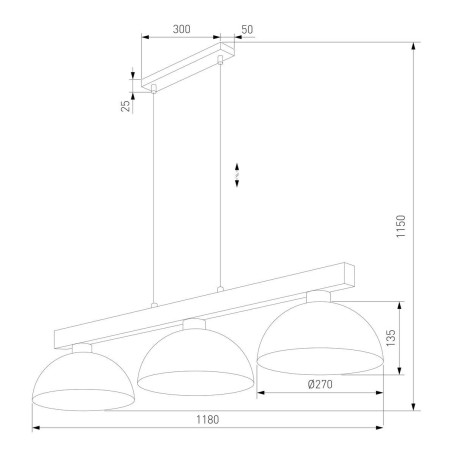 Подвесной светильник TK Lighting 4710 Oslo