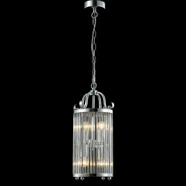 Подвесная люстра Crystal Lux Tadeo SP4 D200 Chrome/Transparente
