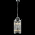 Подвесная люстра Crystal Lux Tadeo SP4 D200 Chrome/Transparente