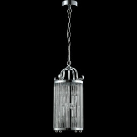 Подвесная люстра Crystal Lux Tadeo SP4 D200 Chrome/Transparente