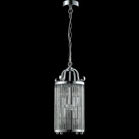 Подвесная люстра Crystal Lux Tadeo SP4 D200 Chrome/Transparente