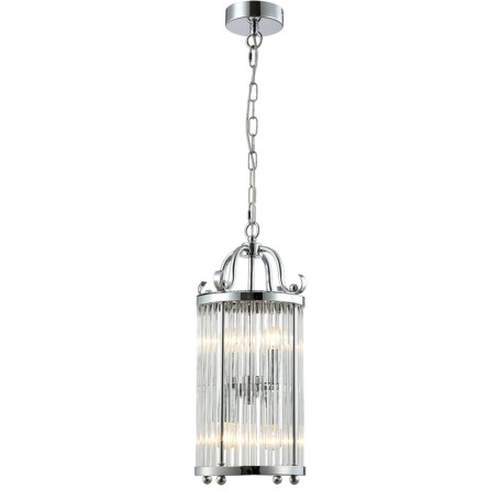 Подвесная люстра Crystal Lux Tadeo SP4 D200 Chrome/Transparente