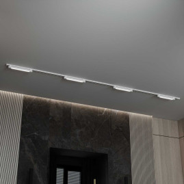 Трековая система со светильниками №1 однофазная накладная Hesby Lighting Skylite HSBL_kompl_S001_NI4W3K