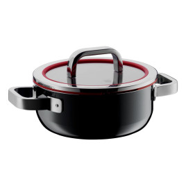 Кастрюля с крышкой 20см.2,4л.&quot;Fusiontec&quot; черная