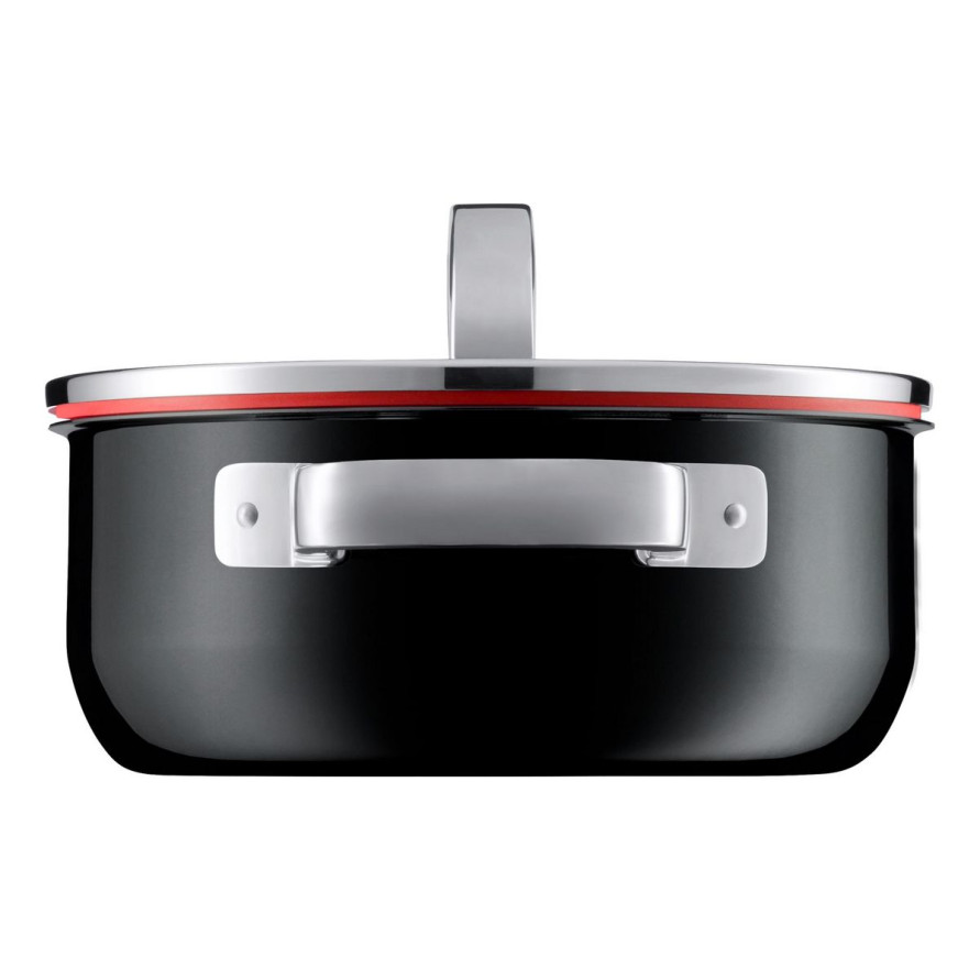 Кастрюля с крышкой 20см.2,4л.&quot;Fusiontec&quot; черная