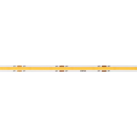 Светодиодная лента Arlight 8W/m 320LED/m CSPSMD теплый белый 5M COB-X320-8mm 24V Warm3000 039022