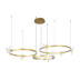 Подвесная светодиодная люстра Arte Lamp Darcy A2187LM-3GO