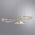 Подвесная светодиодная люстра Arte Lamp Darcy A2187LM-3GO